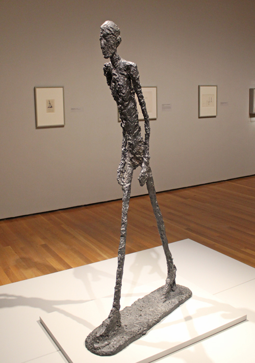 Walking Man by Giacometti