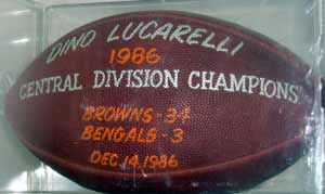 Cleveland Browns 1986 Central Championship Ball